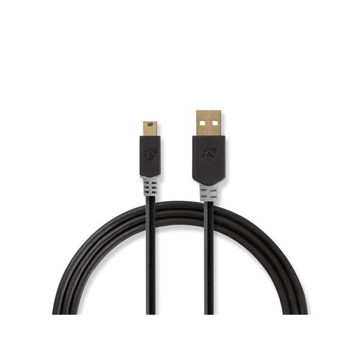 USB-Cable-|-USB-2.0-|-USB-A-Male-|-USB-Mini-B-5-pin-Male-|-480-Mbps-|-Gold-Plated-|-2.00-m-|-Round-|-PVC-|-Anthracite-|-Window-Box-1