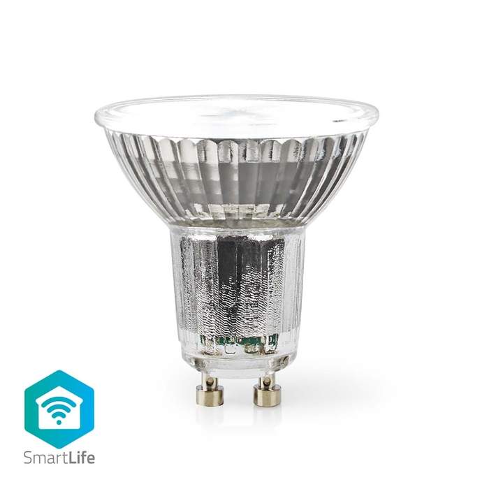Nedis-Smart-WiFi-LED-Spotlight-GU10-4.9W-345lm-2700K-6500K-RGB-1