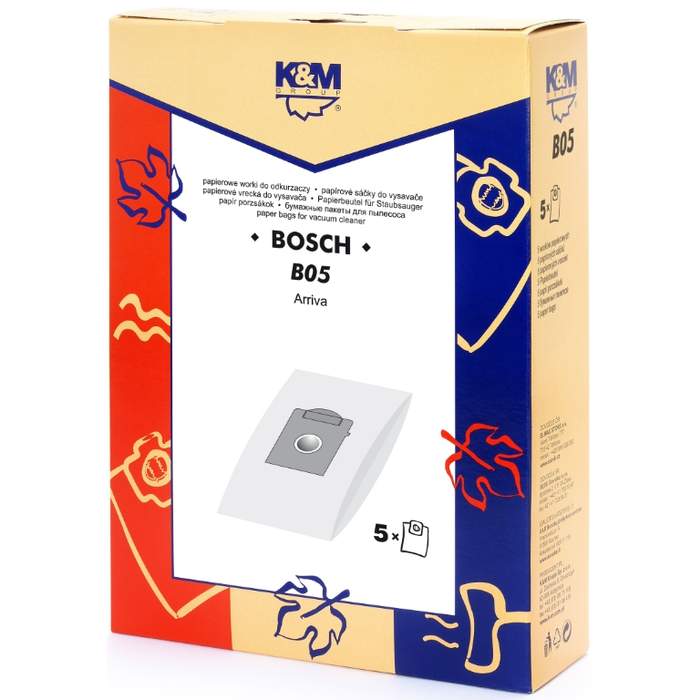 Sac-aspirator-pentru-Bosch/Siemens-typ-K-hartie-5X-saci-K&M-1
