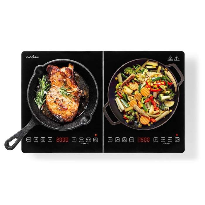 Nedis-induction-hob-2-cooking-zones-3500W-turbo-function-overheat-protection-1