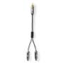 Nedis-RCA-Male-Subwoofer-Cable--2x-RCA-Female-0.2m-Metal-Gray-1