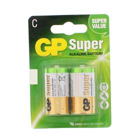 Baterie alcalina Super GP R14 (C) 2 buc/blister