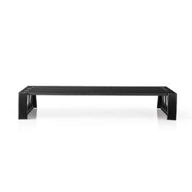 Stand multifunctional ergonomic pentru monitor, negru, Nedis