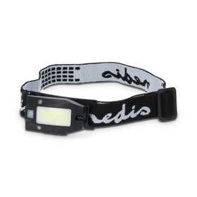 Lanterna frontala LED Nedis, 180lm, IPX4, raza 15m, acumulator integrat, negru