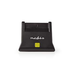 Cititor de carduri, smart card, model desktop, USB 2.0, negru