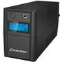 850VA/480W-interactive-line-UPS-2xShuko-output-12V/9Ah-Powerwalker-battery-1