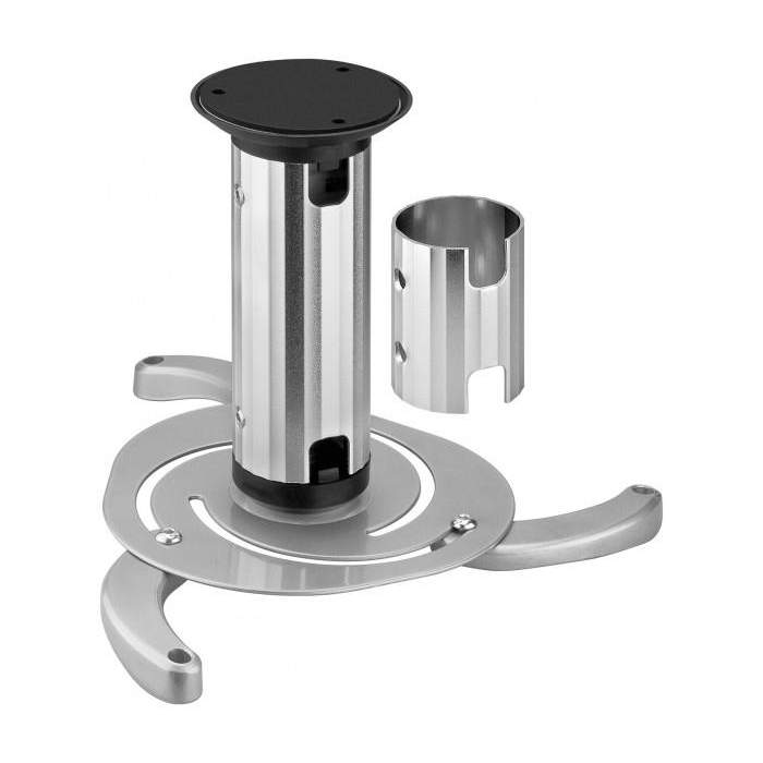 Basic-Projector-Ceiling-Mount-(M)-silver--for-small-to-medium-projectors-fully-movable-(silver)-up-to-max.-10kg-1