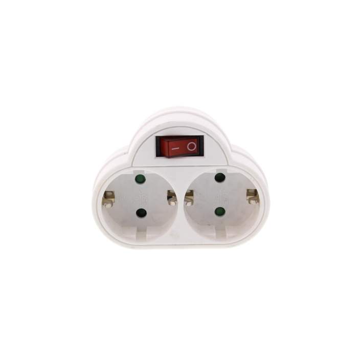 Double-plug-with-protective-contact-and-switch-2-x-SCHUKO-Well-1