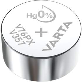 Baterie pentru ceas,1.55V, 180mAh, oxid de argint, V357 / SR44 Varta, set 10 bucati