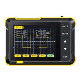 Osciloscop digital portabil, 1 canal, 2.5MS/s, 200KHz, FNIRSI DSO152/S, pachet standard, cleme crocodil