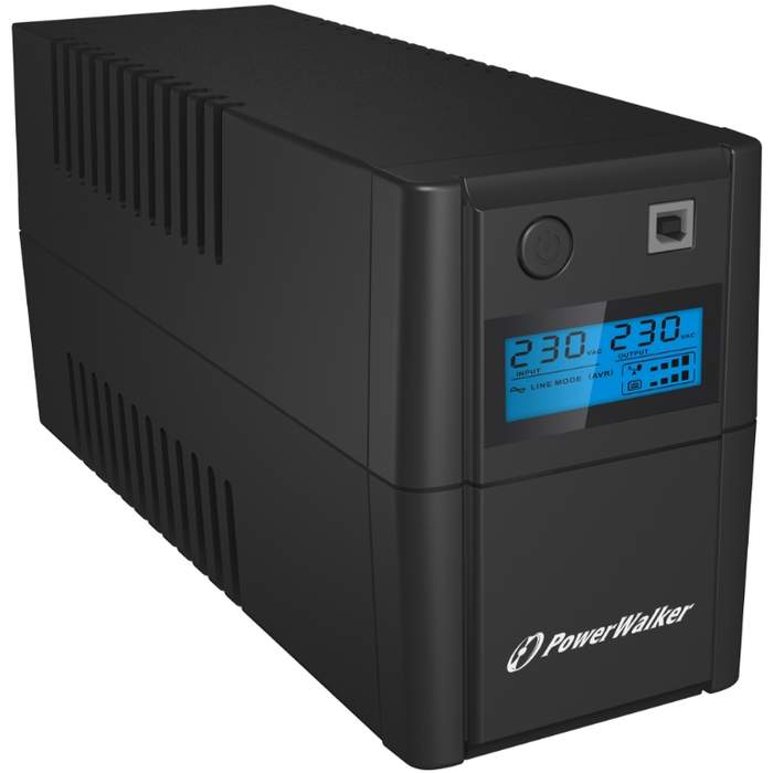 650VA/360W-interactive-line-UPS-2xShuko-output-12V/7Ah-Powerwalker-battery-1