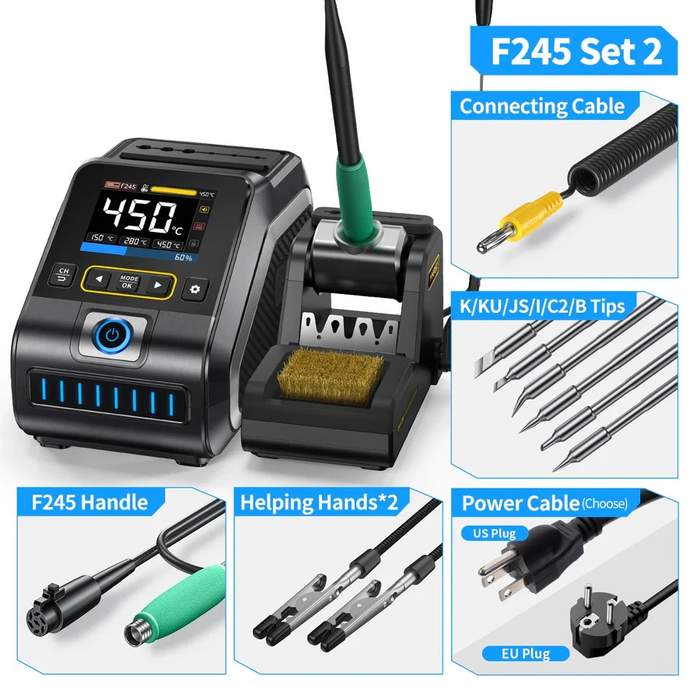 SLD-STDG-DWS200_F245H-FNR_1_Statie_de_lipit_digitala_FNIRSI_DWS-200_F245_H__200W__temperatura_reglabila_100-450_grade__6_varfuri