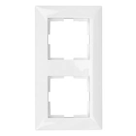 Rama pentru 2 aparate Schrack Visio50 EV105002-- alb