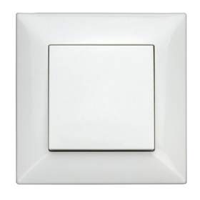 Intrerupator sonerie Schrack Visio50 EV106019 complet incastrat alb conexiune elastica