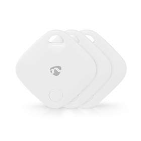 Dispozitiv de localizare chei Tag, 3x CR2032, BT 5.1, set 3 bucati, alb, Nedis
