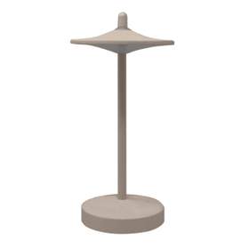 Lampa de masa LED, 1W, 130lm, 3000K, reincarcabila, aluminiu, bej, Sake Kelu