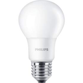 Bec LED Philips E27 A60 8W (60W), lumina calda 2700K, 929001234332, 3 bucati/blister
