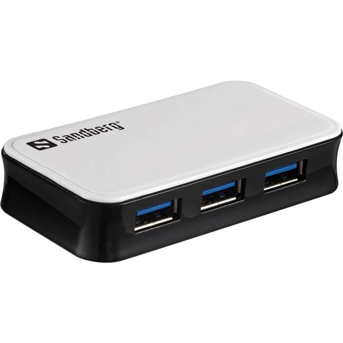 Sandberg-133-72-USB-3.0-Hub-4-Ports-Black/White-1