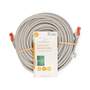 Cablu rețea Ethernet CAT6, 15m, RJ45, U, UTP, AWG27, 1 Gbps, Gri