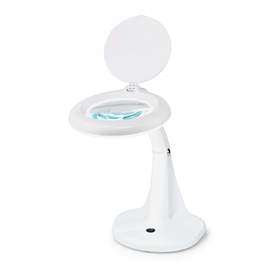 Lampa de birou cu lupa Nedis, 6.5W, 6500K, 585lm, alb