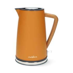 Fierbator de apa Nedis, 1.7L, 2200W, portocaliu