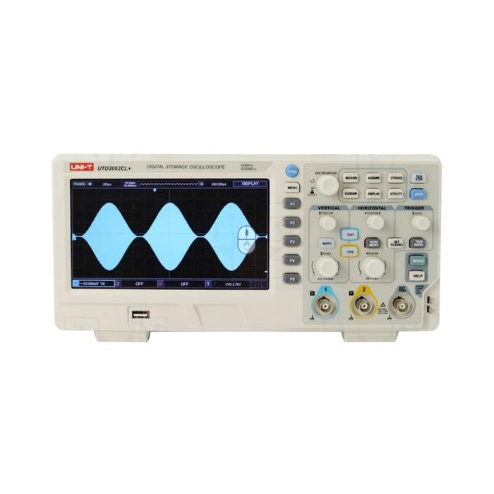 Digital-oscilloscope-2-channel-7"-TFT-50MHz-UTD2052CL+-UNI-T-1