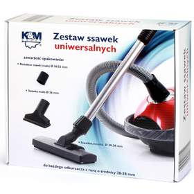 Set perii universale de aspirator 28-38mm K&M