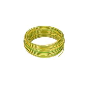 Cablu electric FY H07V-U 1.5, rola 100m, galben/verde