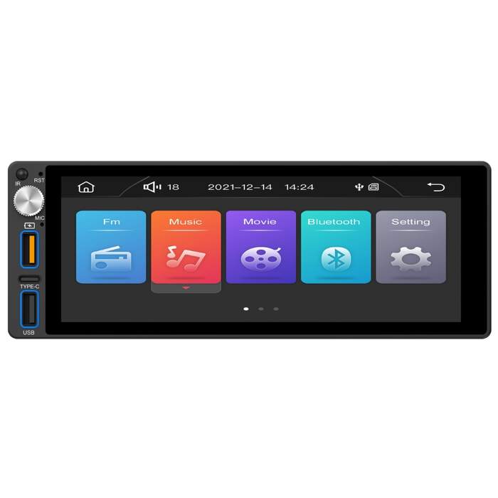 Well-Gemini-Multimedia-Car-Navigation-1DIN-FM-Radio-MirrorLink-CarPlay-6.86''-IPS-Screen-Bluetooth-Touchscreen-1