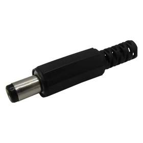 Mufa alimentare tata pe cablu 5.5X2.1mm, negru