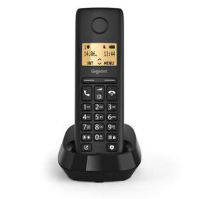 Telefon fara fir DECT Gigaset PURE 100, negru