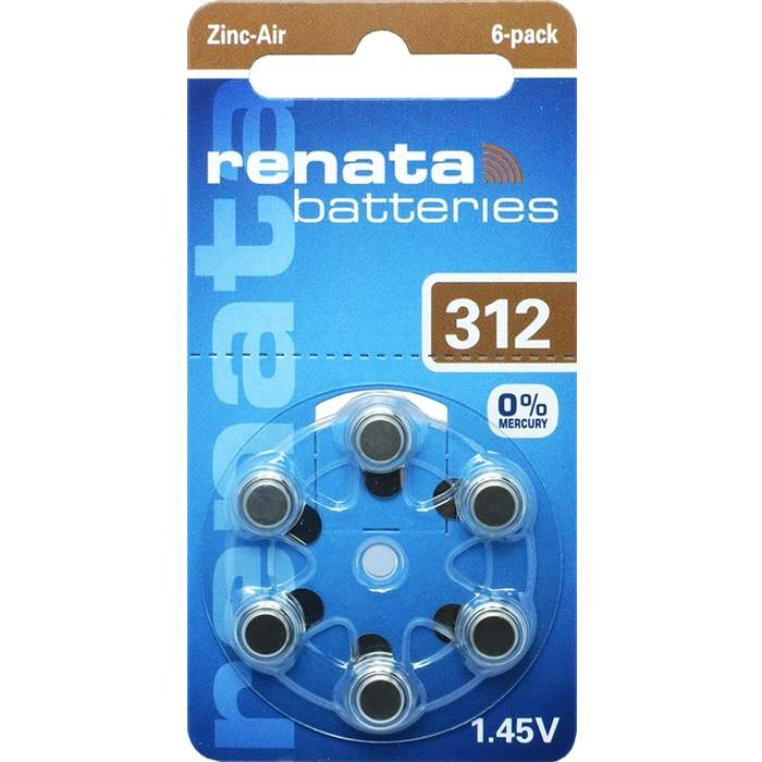 ZA312-Hearing-Battery-PR41-Renata-6pcs/blister-1