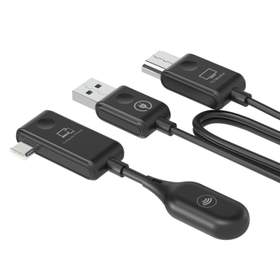 Transmitator si Receptor HDMI Wireless Minix C1, Full HD 1080P, USB-C, pana la 50m, negru