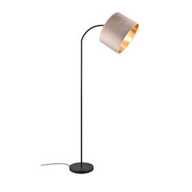 Lampa de podea TRIO JULIETA, 1x E27 (nu este inclus), max. 60W, negru, bej, 419090144