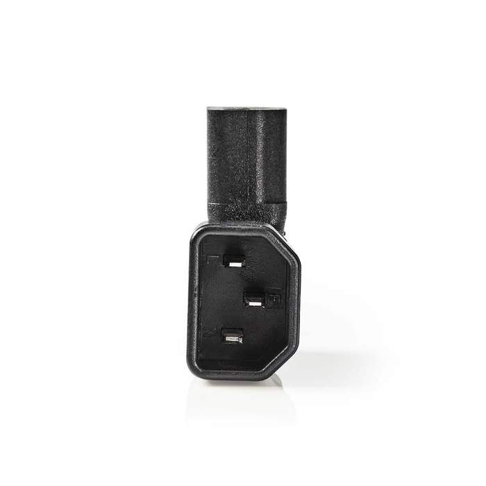 IEC-320-C13-Female-Power-Connector--IEC-320-C14-Male-Tilt-Left/Right-Black-1