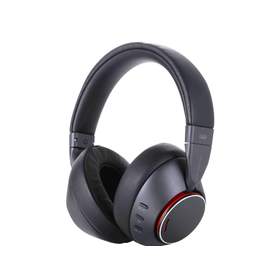 Casti Bluetooth Trevi DJ 12E90, noise canceling ANC, AUX, redare pana la 25 ore, negru