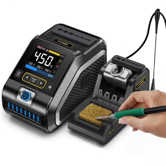 FNIRSI-DWS-200-H210-Digital-Soldering-Station-200W-Adjustable-Temperature-100-450-Degrees-1