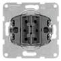 Schrack-Visio-S-50-Double-Switch-Insert-EV100109--Elastic-Element-Clamps-1