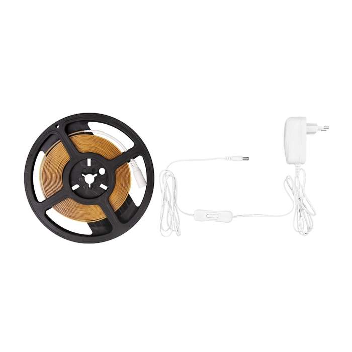 LED-Strip-COB-Well-Warm-Light-3000K-12V-360chip/m-5m-With-24W-Driver-1