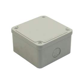 Doza derivatie Bemis BB1-0431-0086, zidarie, capac patrat cu suruburi, aparenta, 95x95x60mm, IP67