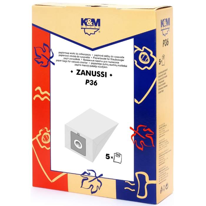 Sac-aspirator-Zanussi-3321-3341-hartie-5X-saci-K&M-1