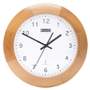 Balance-radio-controlled-wall-clock-diameter-32-cm-brown/white-1