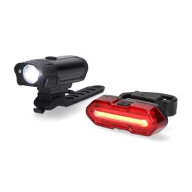 Lanterna LED bicicleta fata spate reincarcabila, 400lm, 4.5lm, Nedis