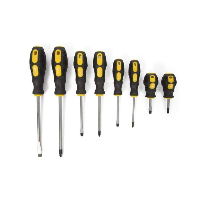 Set-of-8-Toolland-screwdrivers-1