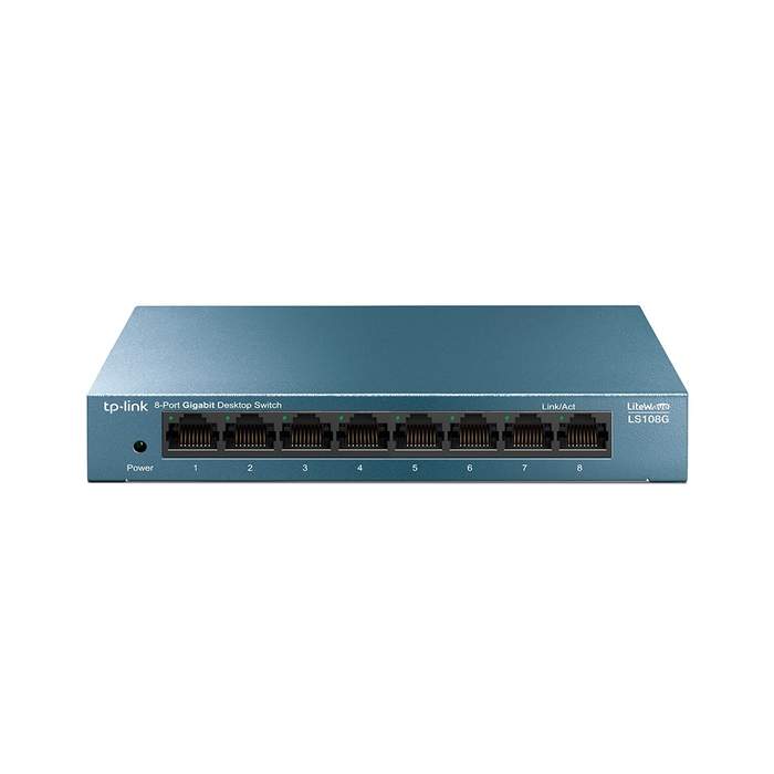 TP-Link-LS108G-Switch-8-x-10/100/1000-Gigabit-Ports-Metal-Case-1