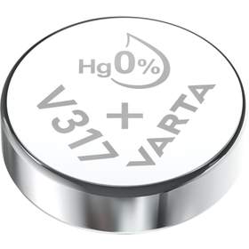 Baterie pentru ceas,1.55V,8mAh, oxid de argint, V317/SR62 Varta, set 10 bucati